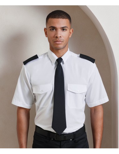 P-PR212-Pilot Shirt Short Sleeve